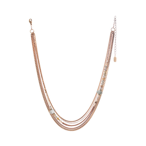 Hailey Gerrits // Nerissa Necklace Aquamarine