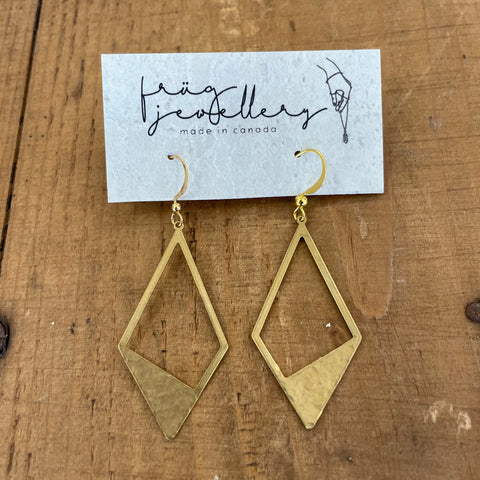 Hawkly // Emerge Earrings Bronze
