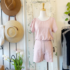 Dagg & Stacey // Dylan Top Tea Rose Stripe