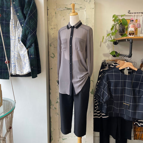 Valerie Dumaine // Donovan Top Grey/Black