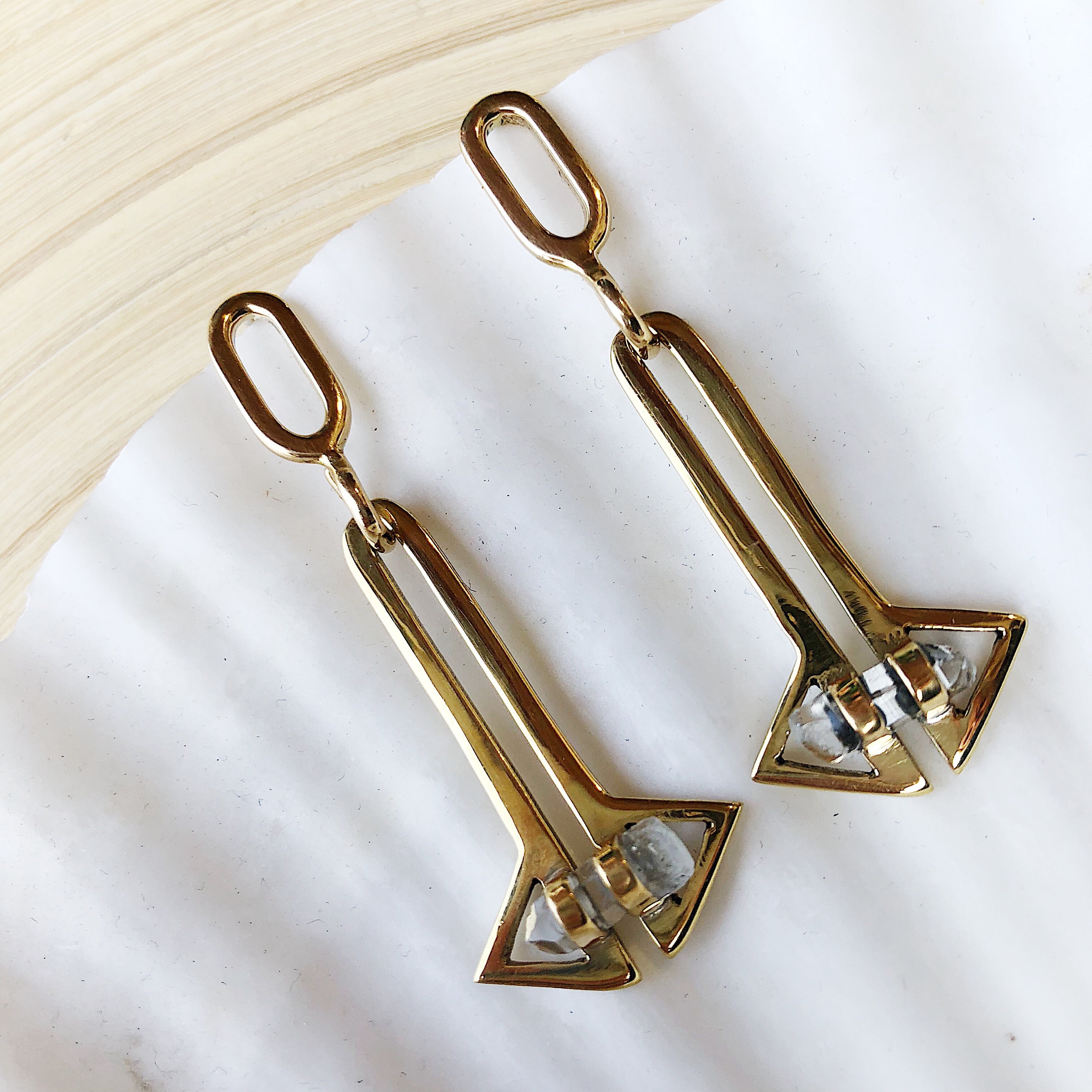 Lissa Bowie // Stone And Brass Drops