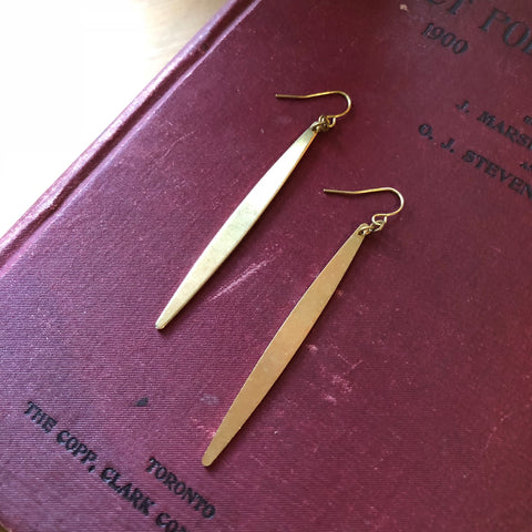 Darlings of Denmark  // Brass Earrings Fullie Smooth