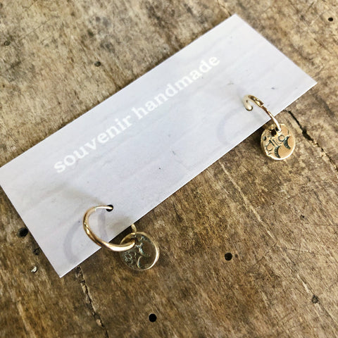 Lissa Bowie // Wide Channel Hug Hoops