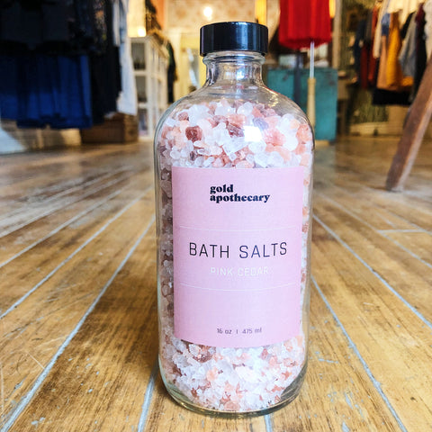 Gold Apothecary // Pink Cedar Bath Salt