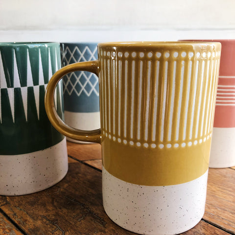 Danica // Etch Mug Ochre