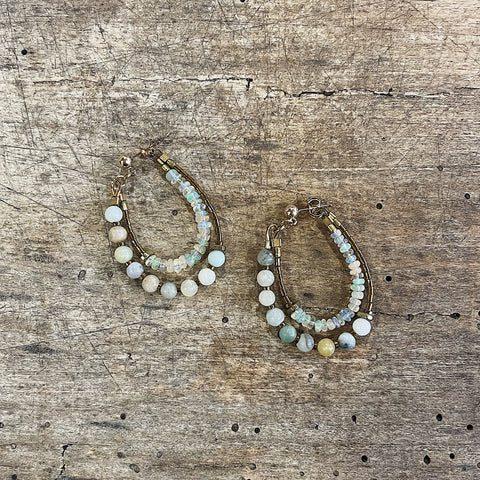 Hailey Gerrits // Leilani Earrings Amazonite