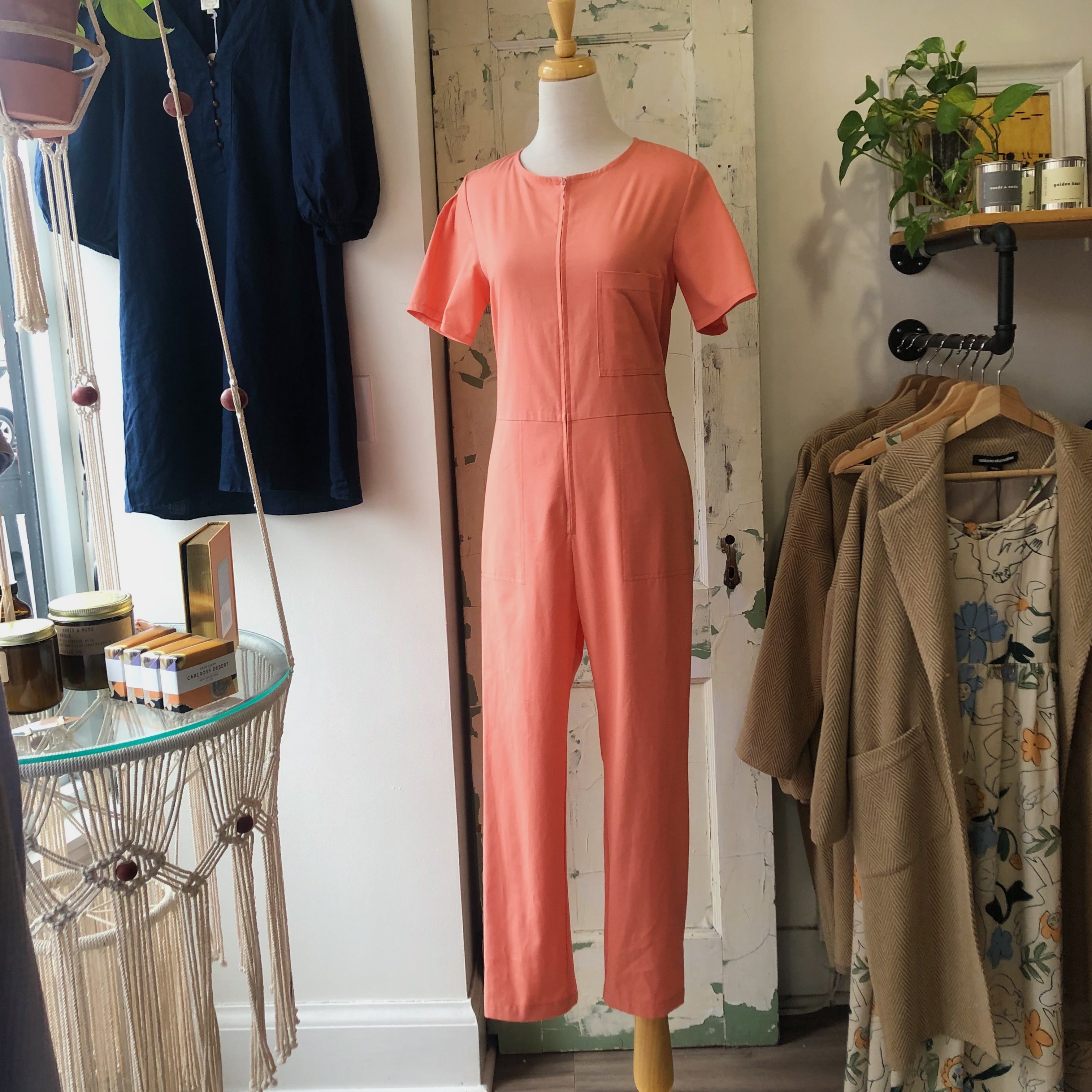 Dagg & Stacey // Faye Jumpsuit Coral